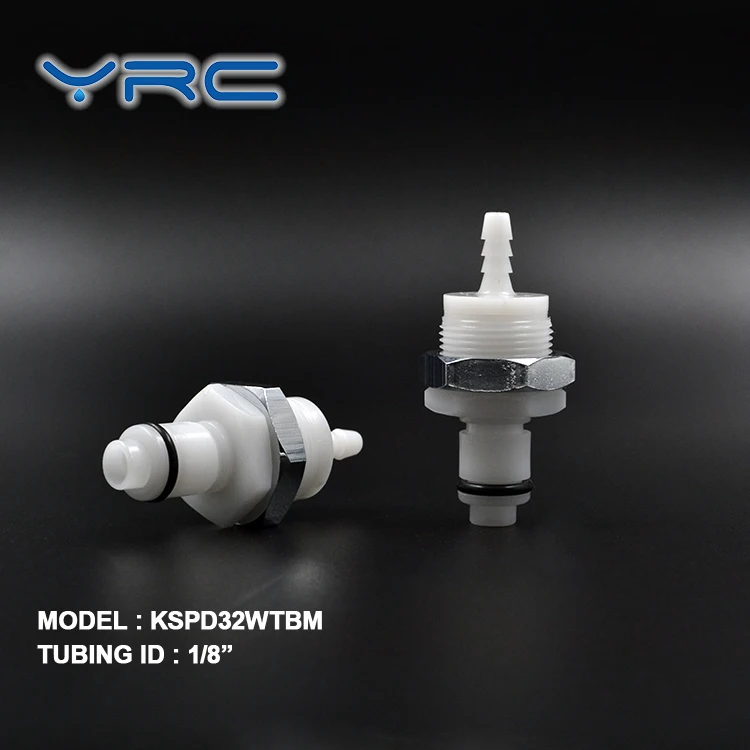 POM plastic air female/male  hydraulic quick coupler