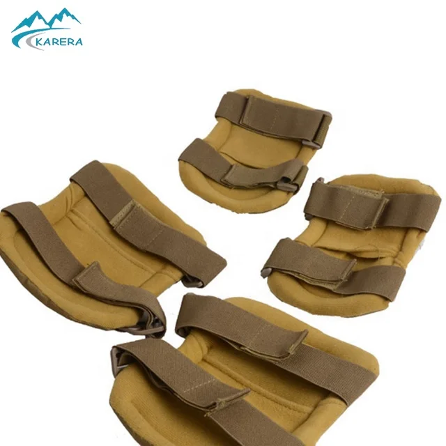 Factory 4 pieces sports knee support protector Tactical elbow & knee pads