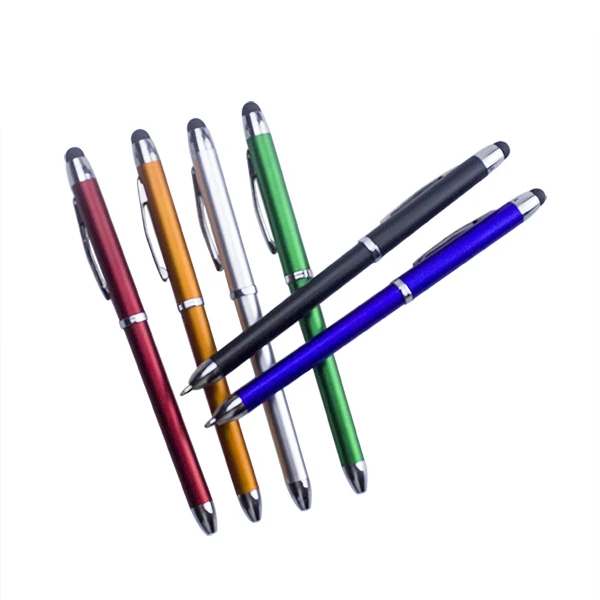 
Wholesale Promotional Gifts Soft Crystal Stylus Metal Ballpoint Pens 