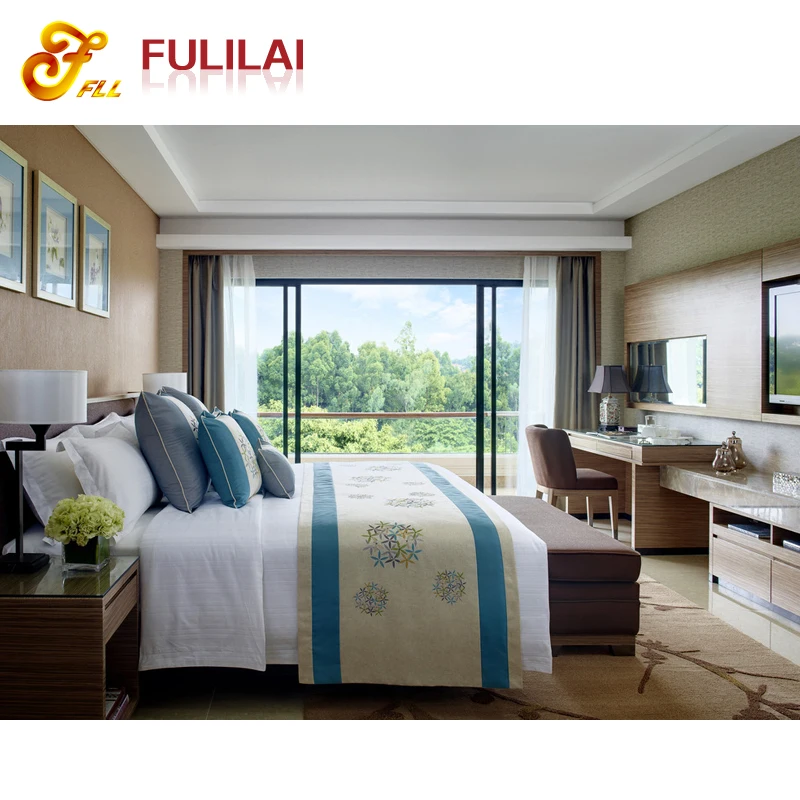 Wooden traditional hotel rattan furniture for 5 star