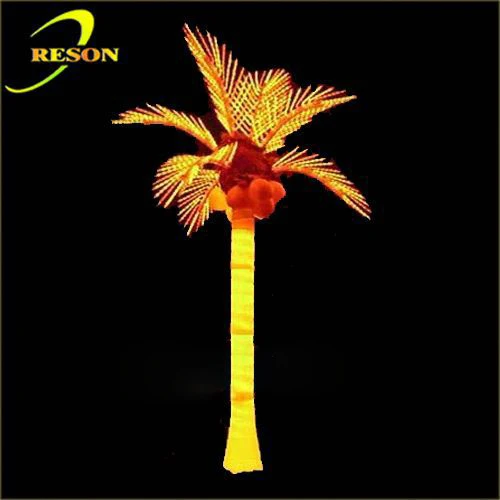 Outdoor LED Palm Tree Lights RGB Color Changing with Controller IP65 Christmas Available