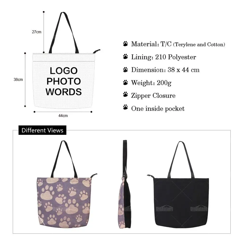 Amazon Hot Selling Cotton Handbag Clutch Cotton Blank Tote Bag Dropshipping Sublimation Bag for Women Girls