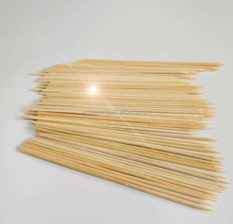 
bamboo sticks bamboo skewers food grade round barbeque skewers 