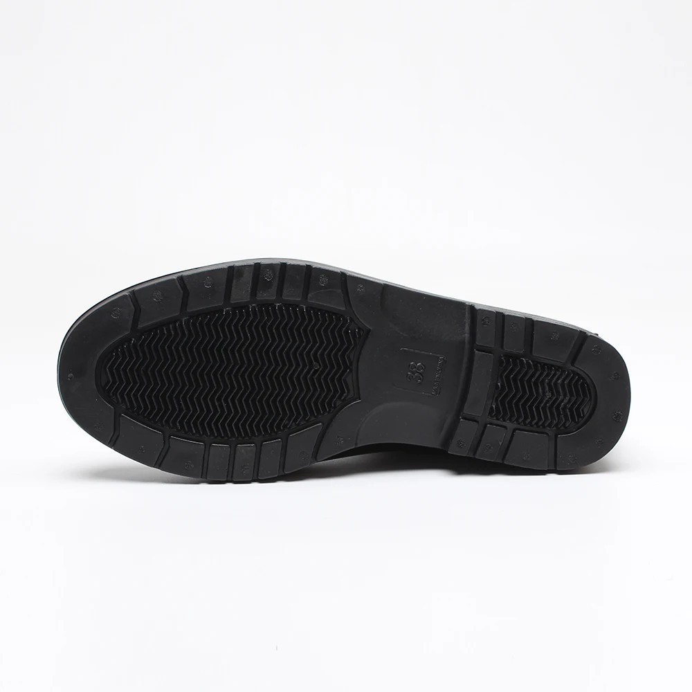 Hot sale new design ankle elastic  PVC material  shoes  for ladies