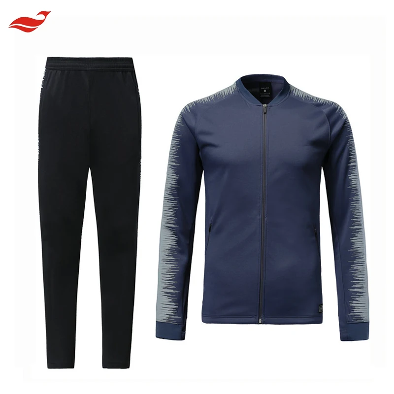 
Factory Price 100 % Polyester Soccer Training Suit Inter Soccer Tracksuit 