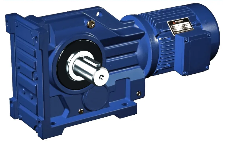 K Series Helical Bevel Gearbox/ Speed Reducer with Solid/hollow Shaft