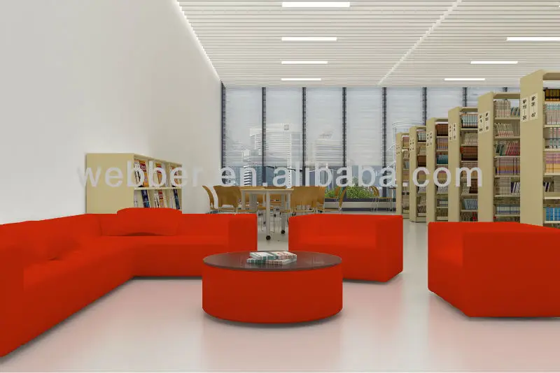 
Library metal bookshelf 