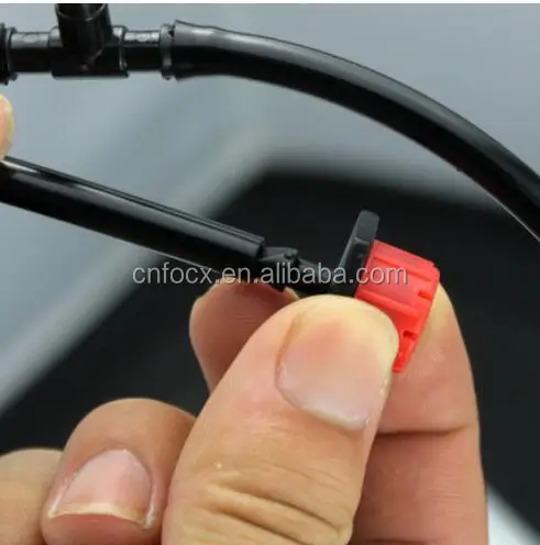 8 Outlets Red Drip Adjustable Flow Dripper Micro Sprinklers / irrigation micro sprinkler