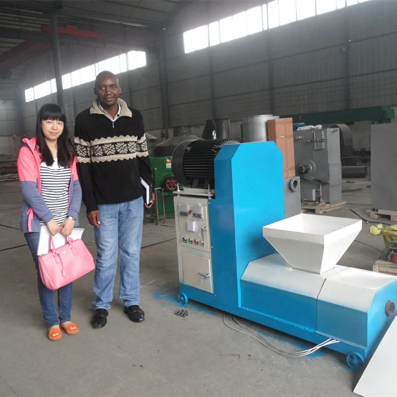 High performance wood sawdust briquette press machine