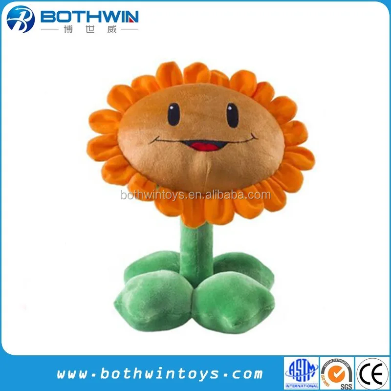 
Funny Plant VS Zombie Games Plush Toy Peashooter and Ice Peashooter 