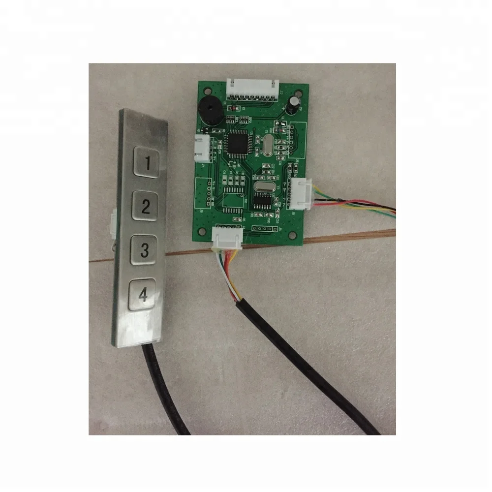 IP 65 пользовательская Водонепроницаемая Антивандальная цифровая небольшая металлическая клавиатура с интерфейсом USB PS/2