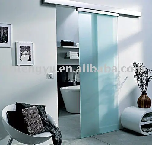 
Modern soft closing aluminum glass sliding door 