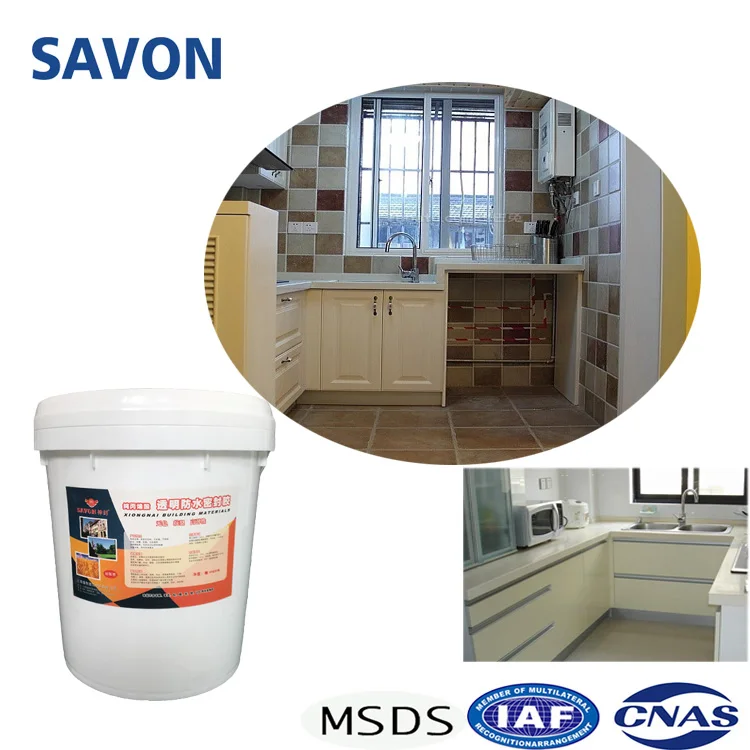 
Clear Acrylic Raw Materials Transparent Waterproof Sealant for Exterior Wall Paints 