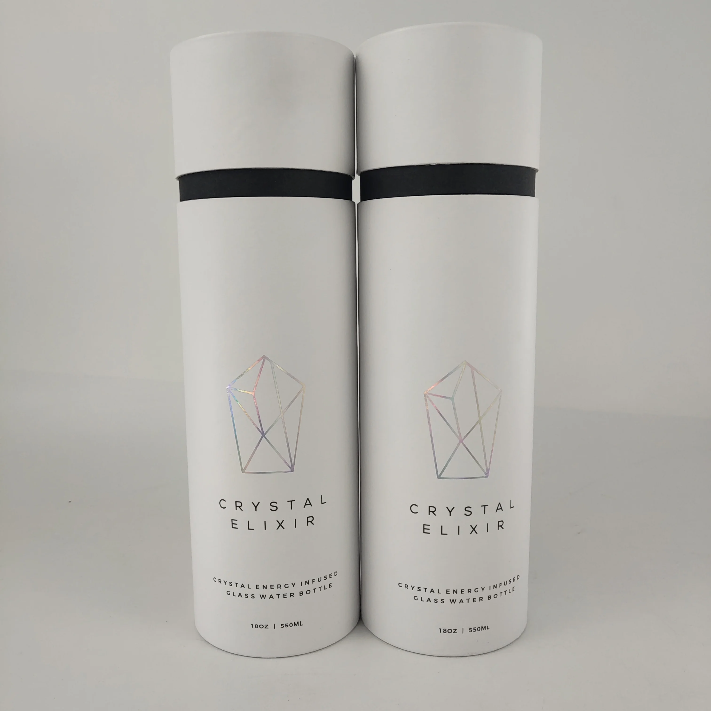 Round Box Packaging for Water Bottle Packaging Gift/water Packaging Kraft Paper Customized OEM Brand Custom Color Cylinder