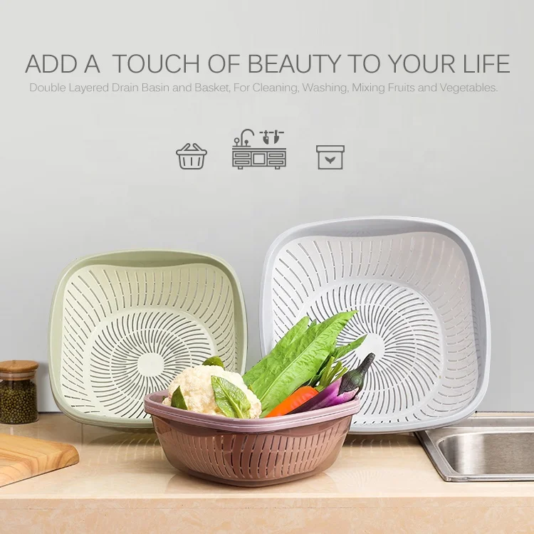 
Durable Colorful Plastic Basin for Bathroom &Kitchen 