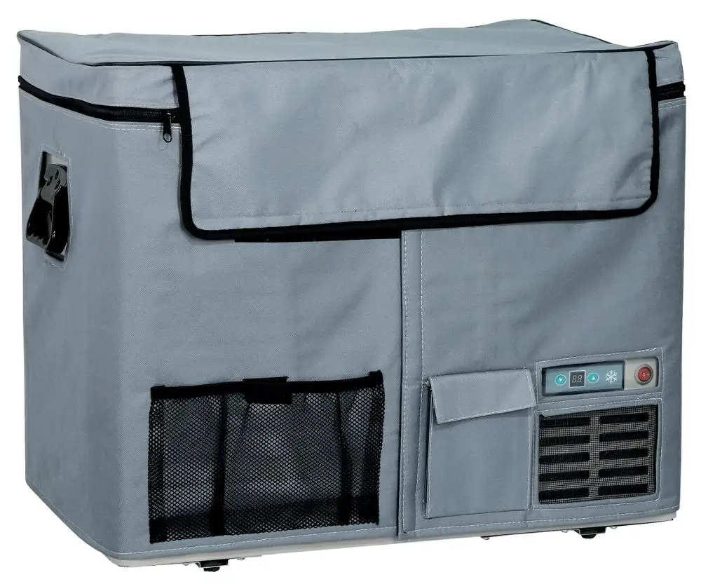 
80L DC 12V 24V compressor portable freezer camping fridge 