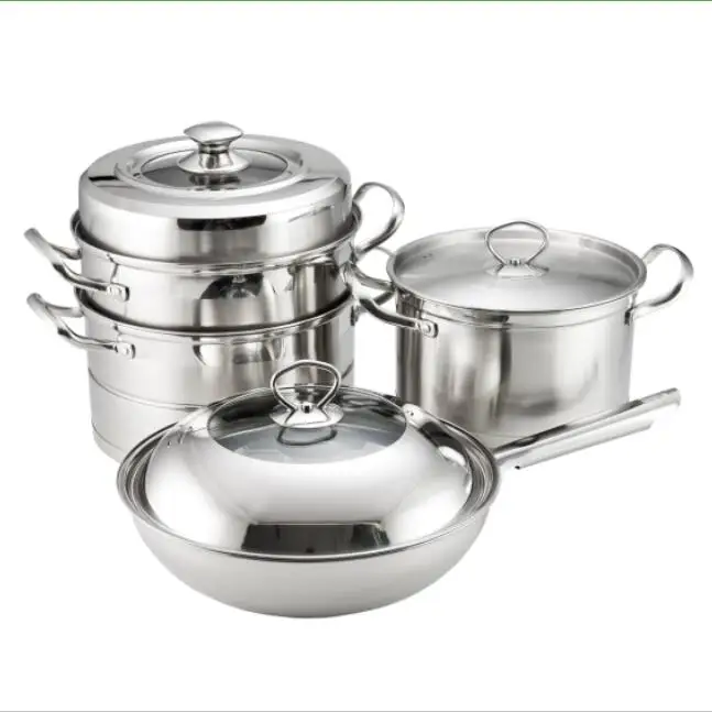 Оптовая продажа набор посуды из нержавеющей стали 5 шт.