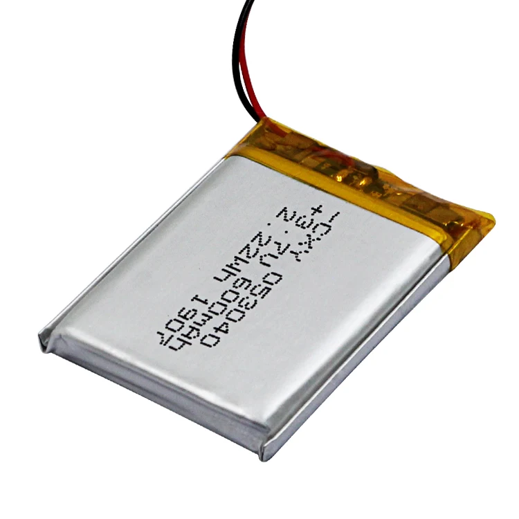 hot sale high quality 503040P 3.7V 600mAh rechargeable Lithium polymer Battery for electronic products