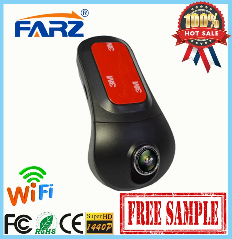 GSM Car Camera Mini Hidden Car Cam With Wifi DVR Black Box FHD 1080P Ntk96650 FC103 For Volvo