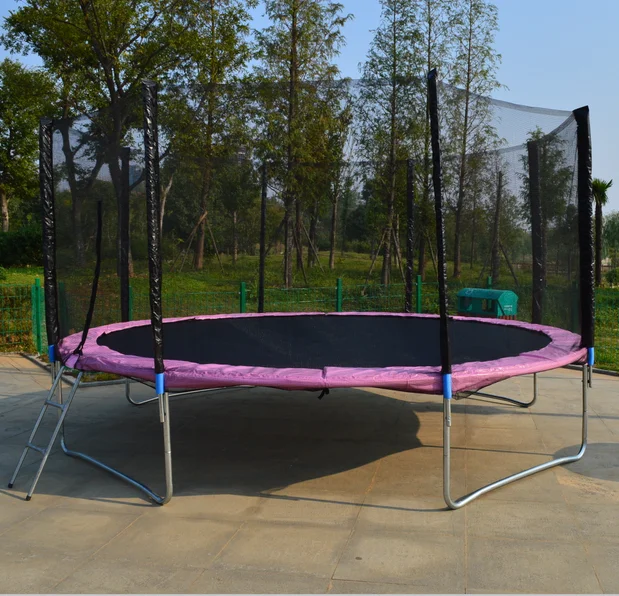 
14FT Trampoline With Enclosures And Tent 