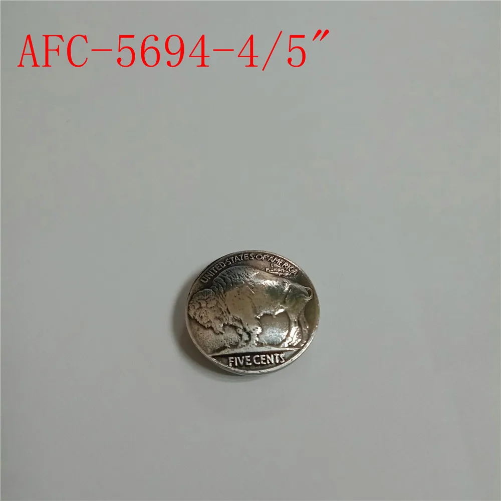 nickle buffalo coin conchos for wallet