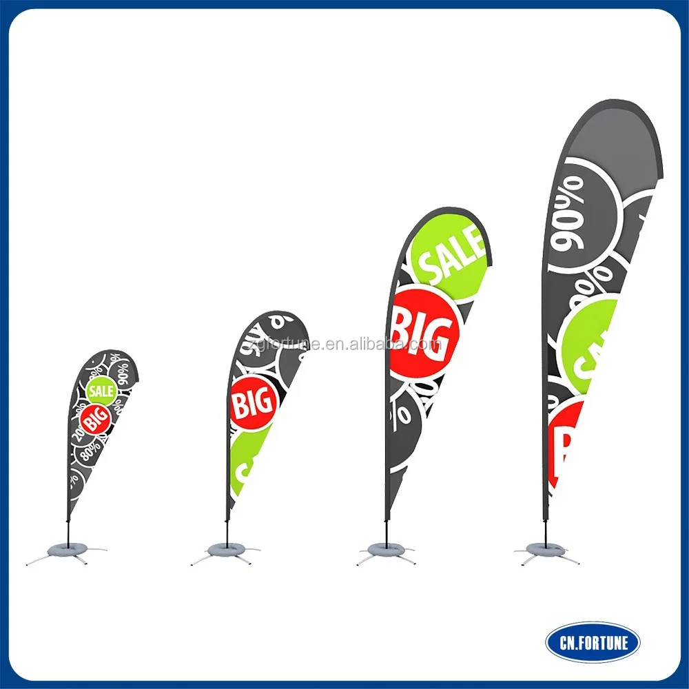 Пляж флаг слеза, летать баннер, Swooper флаг