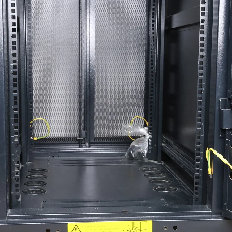 42U 47U server cabinet network enclosure with mesh front and rear door