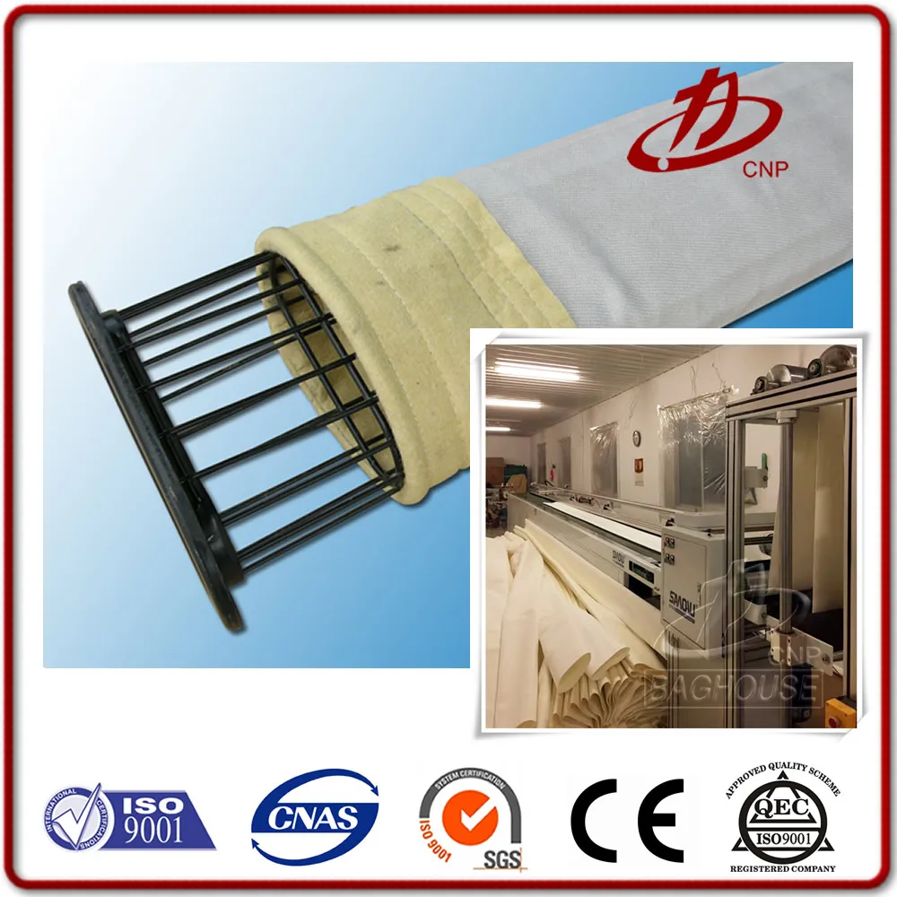 Directly factory cement polyester silo bag filters for dust collector