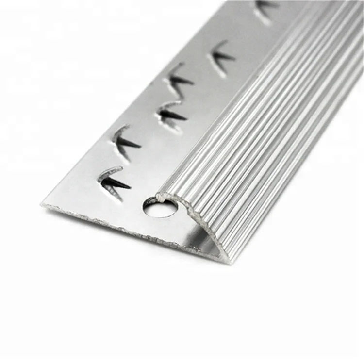 NIUYUAN Aluminum naplock carpet trim/ Aluminum edge carpet trim/ Aluminum carpet trim