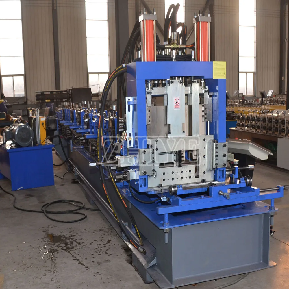 Quick Exchangeable C & Z Purlin Roll Forming Machine Auto Size Changeable C Z Purlin Machine C Prulin Making machine