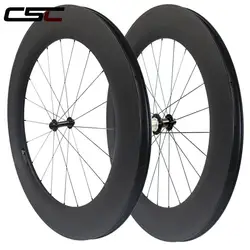 CSC Carbon Road Wheels 24mm 38mm 50mm 60mm 88mm Depth Profile Tubular Or Clincher Cycling bicycle racing wheels with R13 Hub