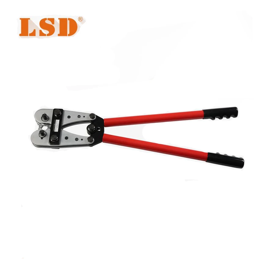 LX-120B Heavy Duty Electric Crimping Tool for Non-insulated Cable Links Hexagon Shape 10-120mm2 Electrical Wire Terminal Crimper