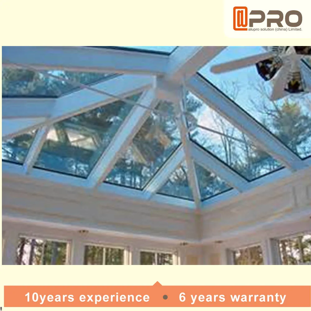 Big Project Aluminum Frame Glass Skylight Roofing Factory Tempered Glass Open Skylight Window Roof Dome Roof Skylight Curtain