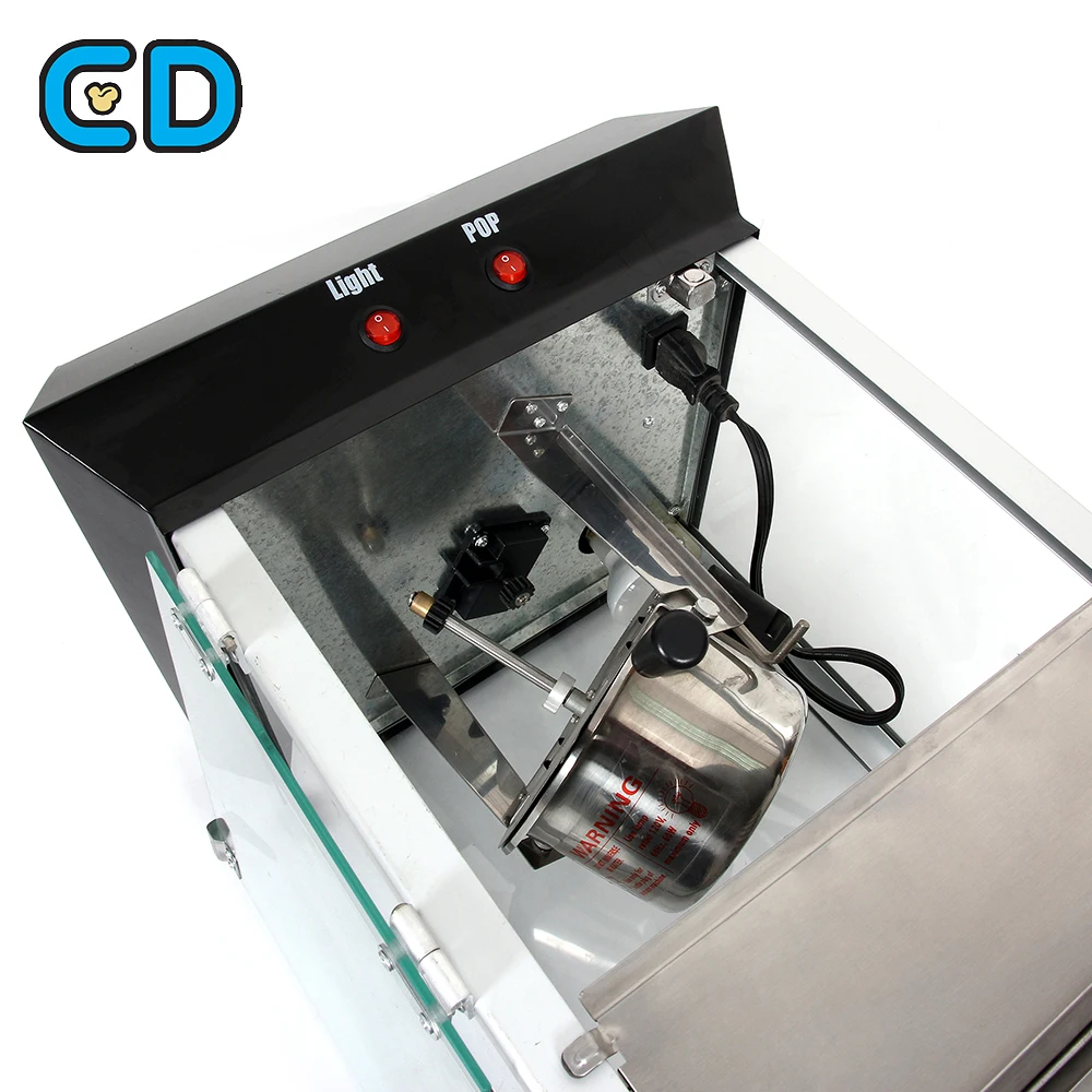 Authentic Automatic Black Pop Corn Popcorn Popper Maker Tabletop 4 Oz Small Kettle Home Machine for Sale