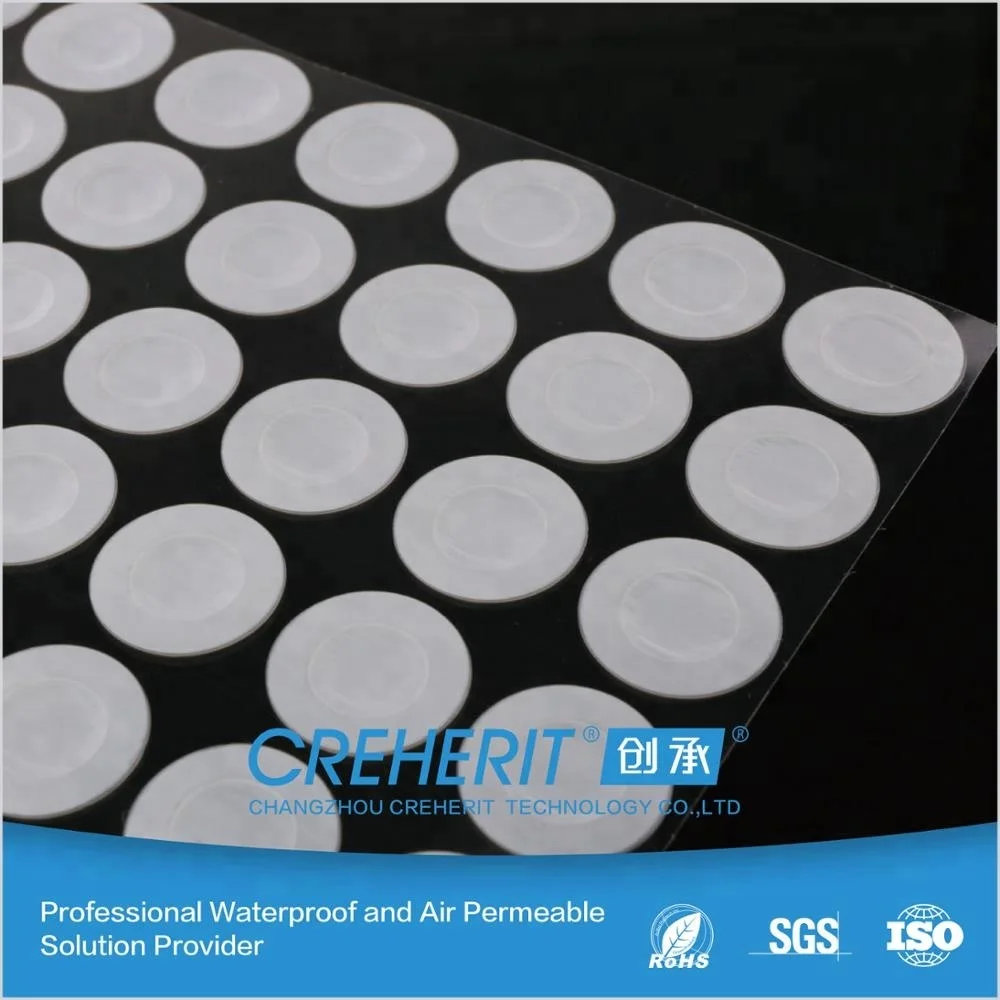 GPS Devices White Color Breathable Waterproof IP 67 ePTFE Acoustic Vents