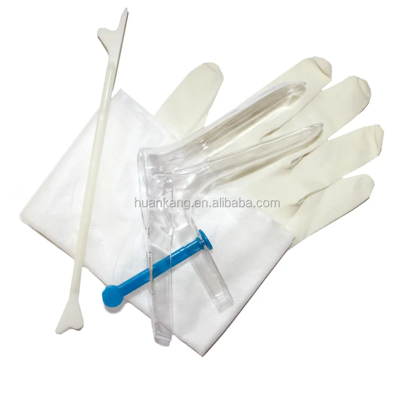 Disposable medical sterile plastic vaginal speculum gynecological kits