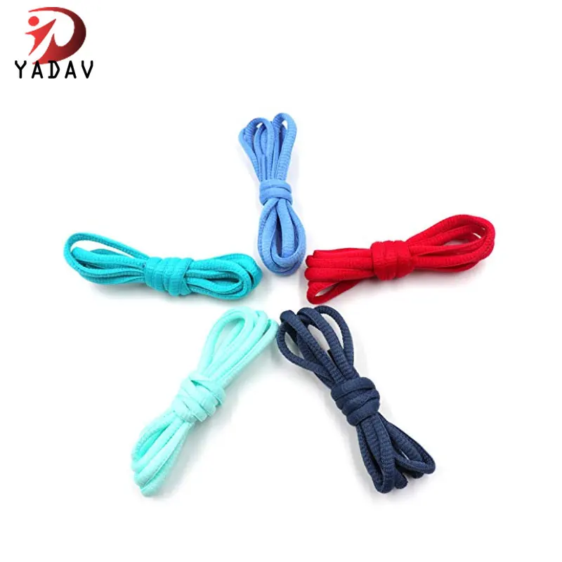hot sell Rubber Slip Sneaker Crazy Elastic No Tie Colorful Shoe Laces For Running sport