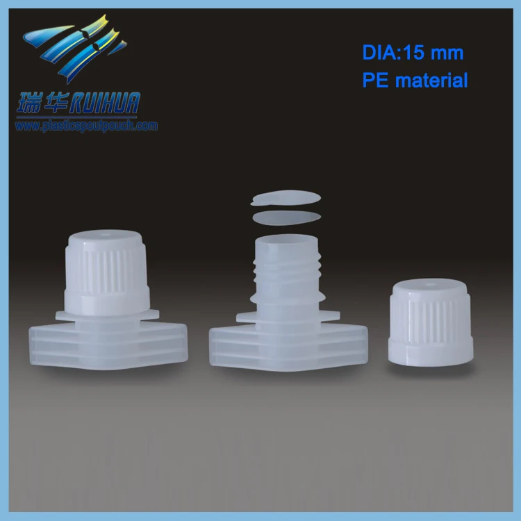 15mm Medicine packing seal liner plastic spout for pouches