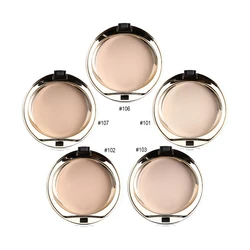 Music Flower New Fabulous 5 Colors Smooth Cosmetics Skin Finish Pure Mineral Powder Face pressed powder Palette For Face Makeup