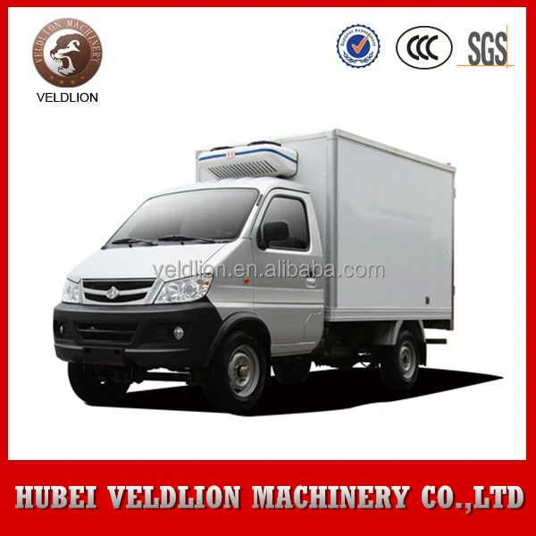 China brand changan 2ton mini refrigerator van truck
