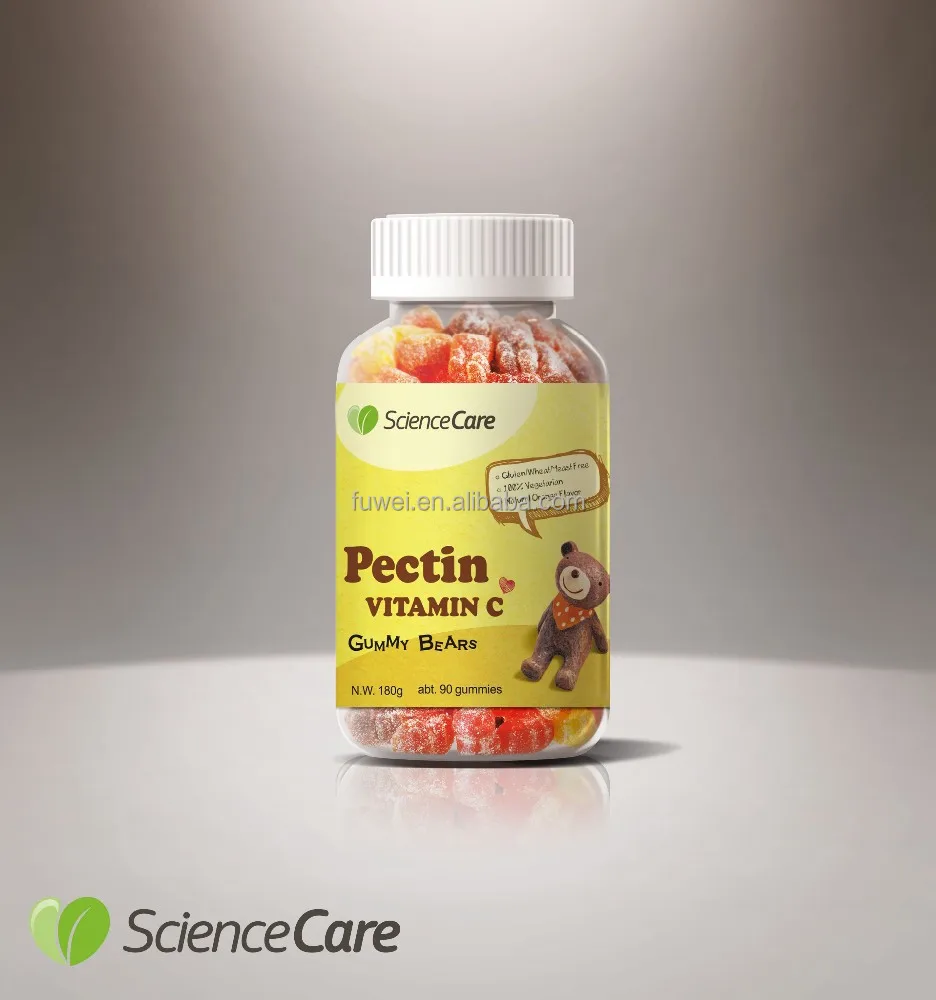 180g Pectin gummy vitamins C Plus Zinc &Echinacea