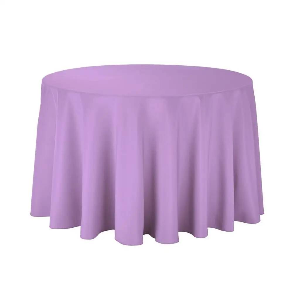 JR981 Manufacturer Wholesale Polyester Round Table Cloth Factory