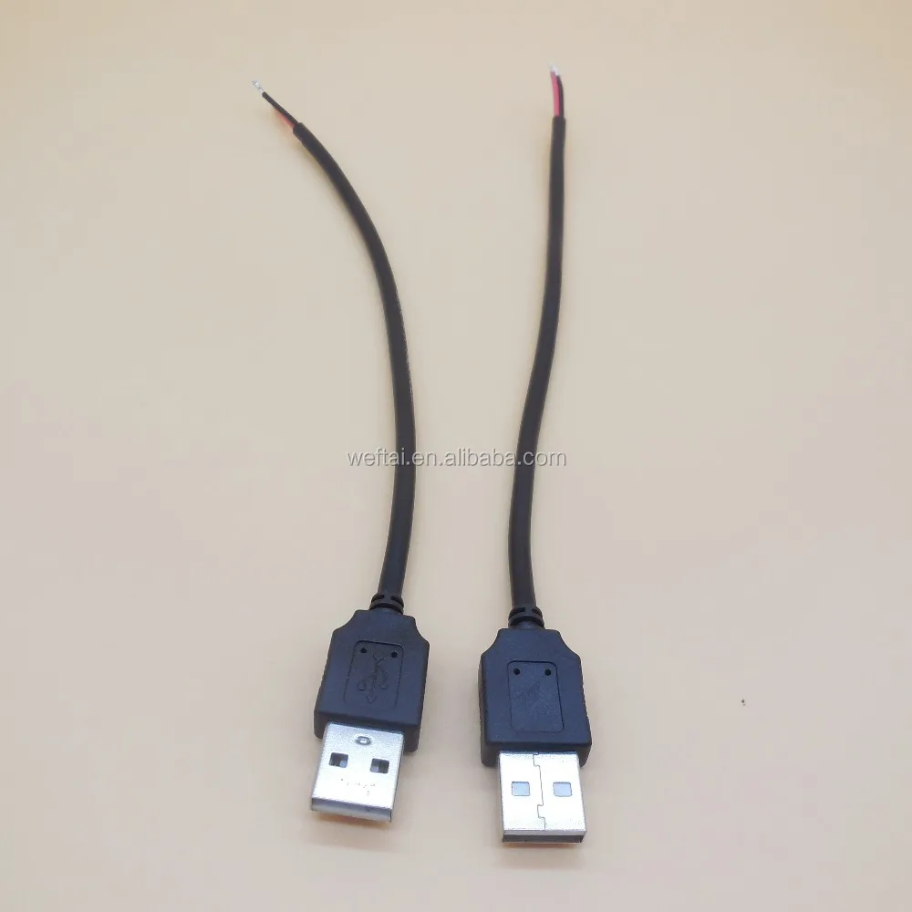 China cable supplier OEM 20AWG x 2C wiring cable USB pigtail cables