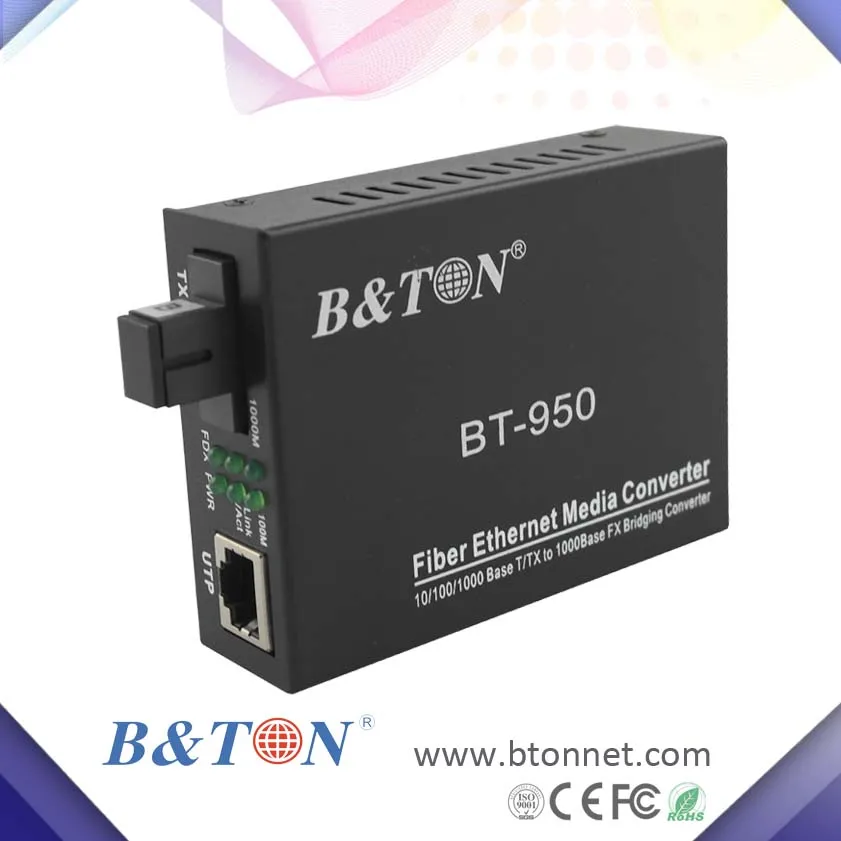 мedia сonverter 2 шт. 1 пара Волоконно-Оптический Media Converter Gigabit HTB-GS-03 10/100/1000 Мбит Порт SC