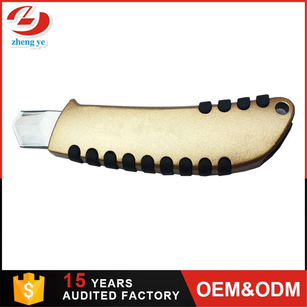 
Retractable utility knife industrial aluminum 18mm cutter knife 