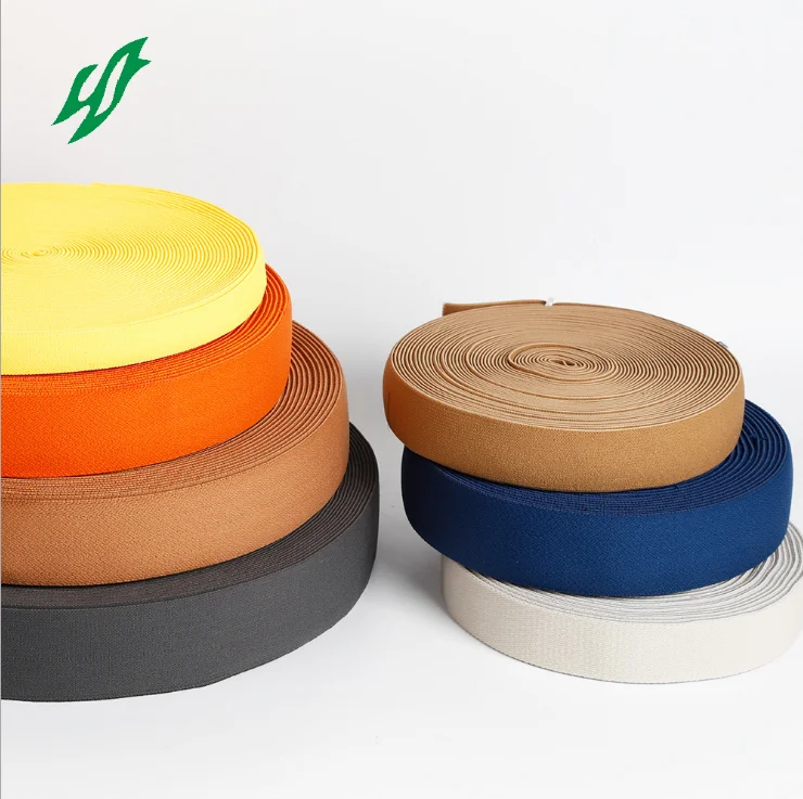 35 mm 38 mm Elastic Fabric Strap Elastic Resistance Band Roll for Sewing