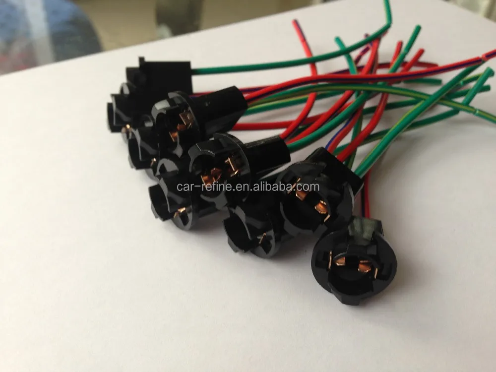 T10 194 W5W LED bulb socket sensor harness 501 194  T10 T15 LED extension cable holder plug bulb socket