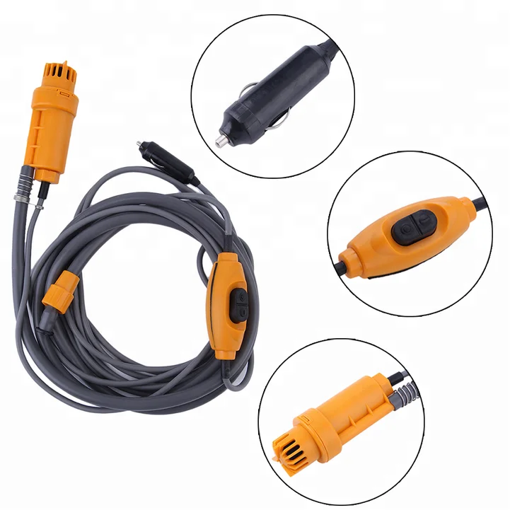 
2018 amazon hot selling 12v portable muslim shower comes in different colors 