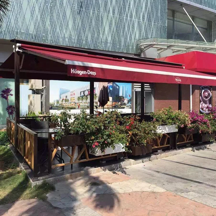 
New product Hot sale customized size waterproof retractable awning with low price 