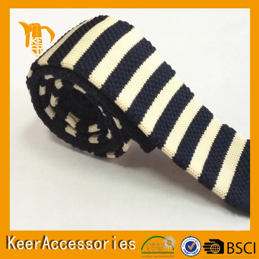 New fashion100% silk knitted tie navy ties for school kids beautiful girls boys